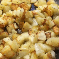 food porn potatoes GIF
