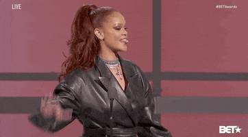 Rihanna Hear GIF by BET Awards