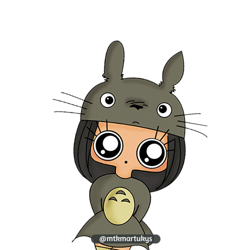 Studio Ghibli Mi Vecino Totoro Sticker By Mtkmartukys For Ios Android Giphy