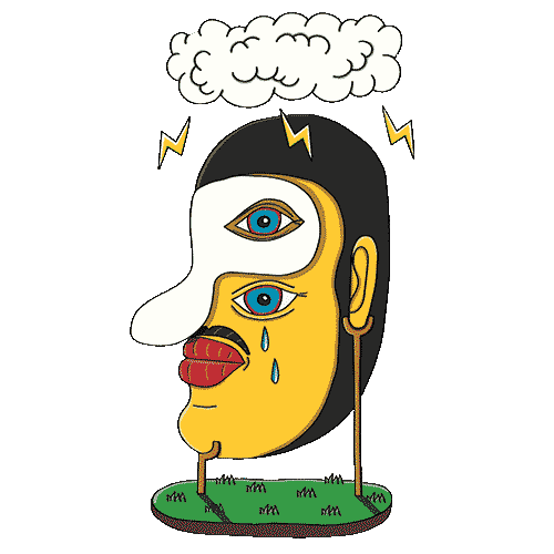 Cubism Sticker