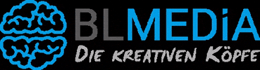BLMEDiA logo brain create website GIF