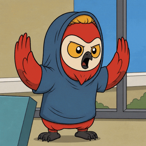 Beavis And Butthead Owl GIF by birb