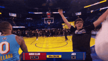 Damian Lillard Shaq GIF by NBA