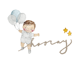 Balloon Hooray Sticker