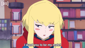 Kara Blushing GIF by Adult Swim