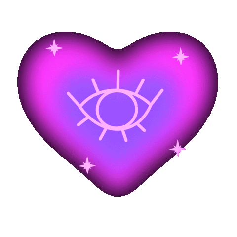 Heart Eye Sticker