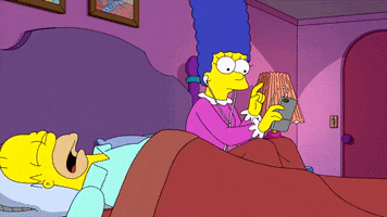 Podcasting The Simpsons GIF by AniDom
