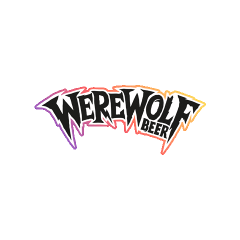 Werewolf Beer Sticker