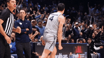 Cintas Center Celebration GIF by Xavier Men's Basketball