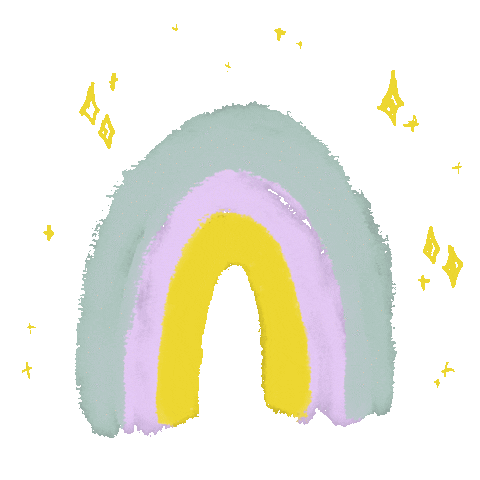 Rainbow Holiday Sticker