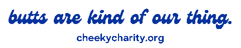 Butts Sticker by Cheeky Charity