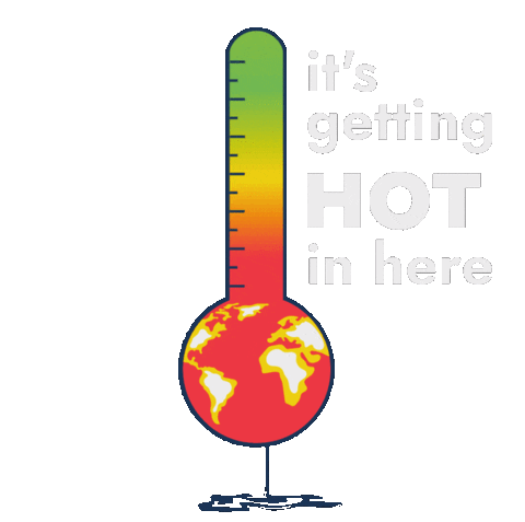 Its Getting Hot In Here Climate Change Sticker by Fridays for Future Hamburg