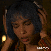Zoe Kravitz Headphones GIF by HBO Max
