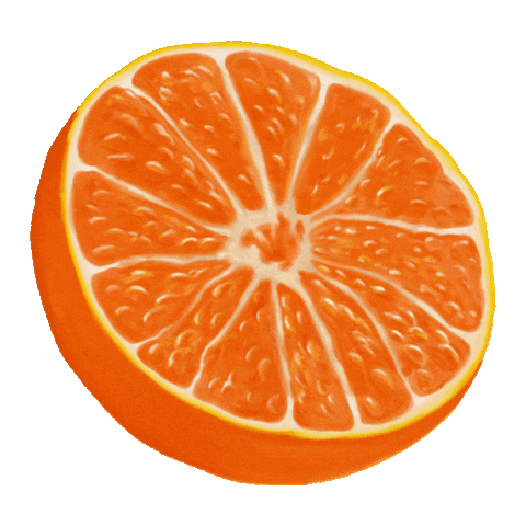Orange Bergamot Sticker