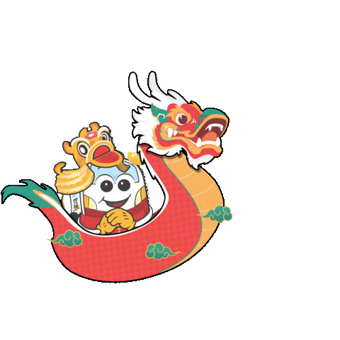 Chinese New Year Dragon Sticker by Gain City