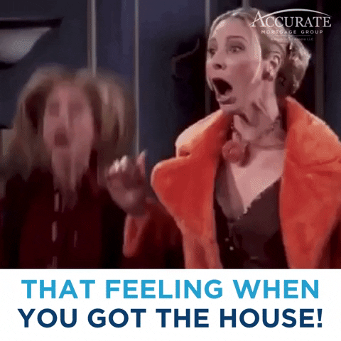 accuratemortgage house happy dance mortgage amg GIF