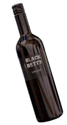 Black Betty Wine Sticker by Landauer Gisperg