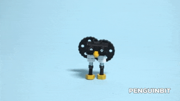 Penguin GIF by TheOffbits