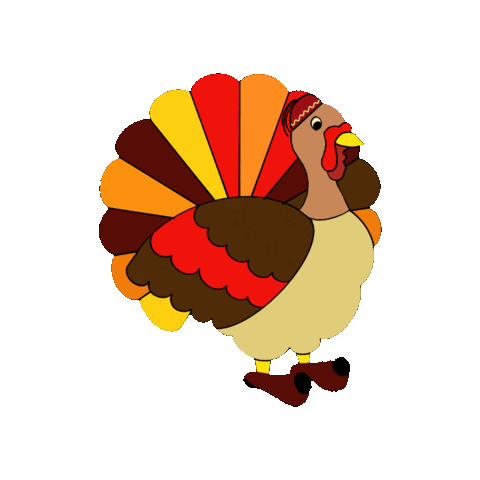 Thanksgiving Turkey Sticker