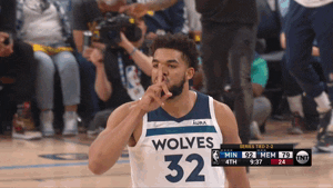 Be Quiet Nba Playoffs GIF by NBA