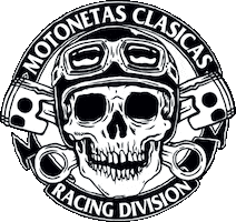 Calavera Scooters Sticker by Motonetas Clasicas