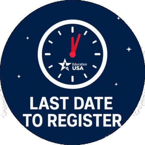 Logo Clock Sticker by educationusaczech