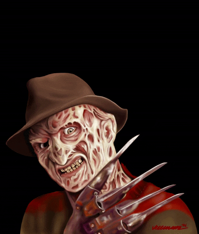 Nightmare On Elm Street Halloween GIF
