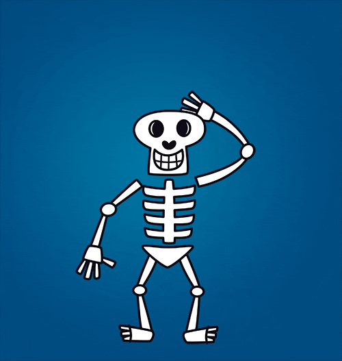 Halloween Skeleton GIF by joeyahlbum