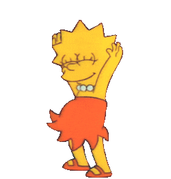 The Simpsons Dancing Sticker