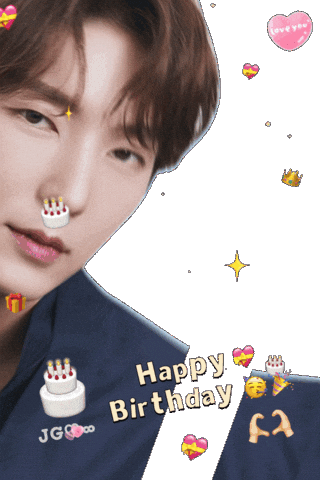Happy Birthday Smile Sticker