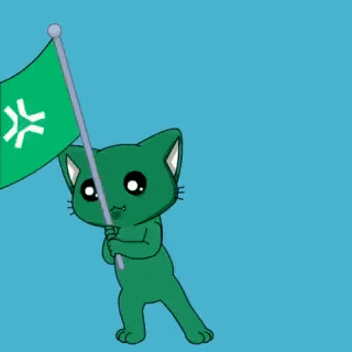 Flag GIF by MEOW