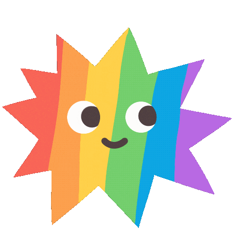 Happy Rainbow Sticker