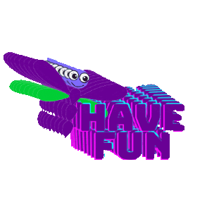 Libelula Vesela Sticker