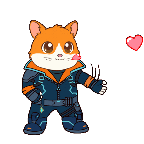 I Love You Kiss Sticker by Hamieverse
