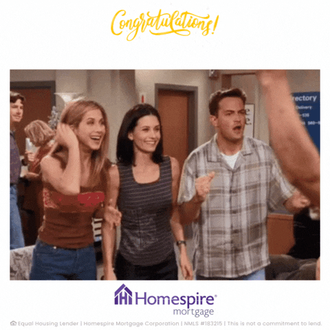 Friends New Home GIF by Homespire Mortgage