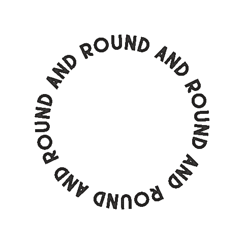 Round And Round Beer Sticker by Troy Cartwright