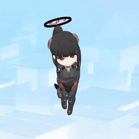 Chibi Dangling GIF