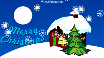 New Year Christmas GIF by wishafriend