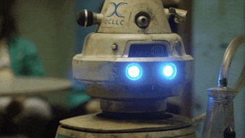 Stephen Merchant Robot GIF by DREAM CORP LLC