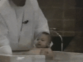 baby pees GIF