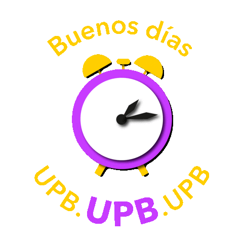 Alarma Despertador Sticker by Universidad Pontificia Bolivariana