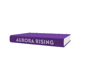 Sci-Fi Aurora Rising Sticker by Get Underlined