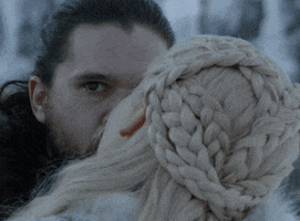 game of thrones kiss GIF