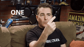 RETROREPLAY middle finger counting nolan north retro replay GIF