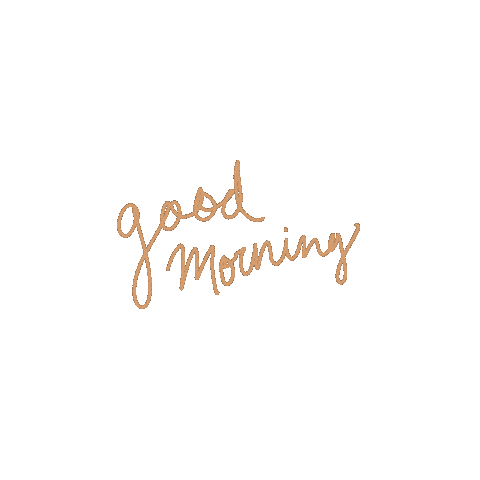 Good Morning Sticker