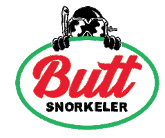 Butt Snorkeler Sticker