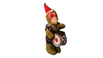Monkey Cymbal Sticker by Janet Devlin