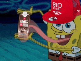Spongebob GIF by BioSteel Sports