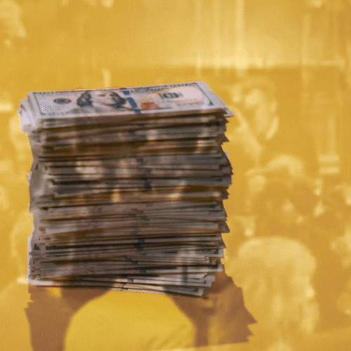 money pile animated gif