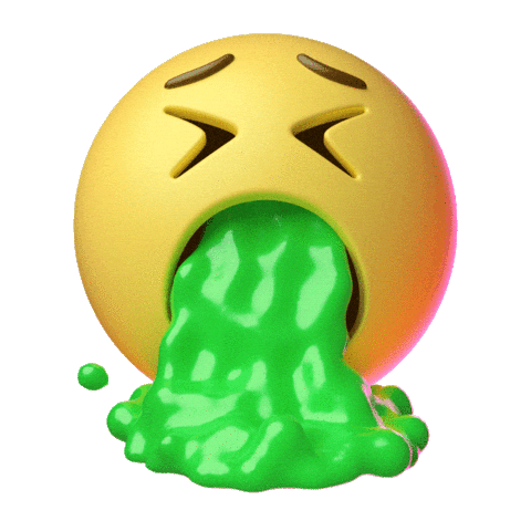 sick emoji throwing up